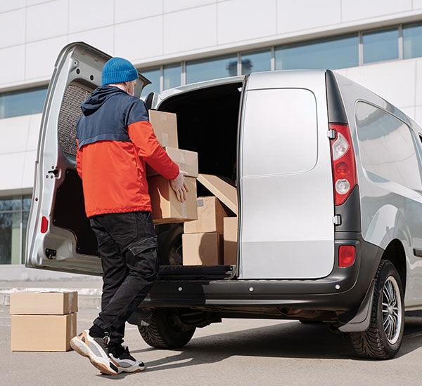 Man loading a delivery